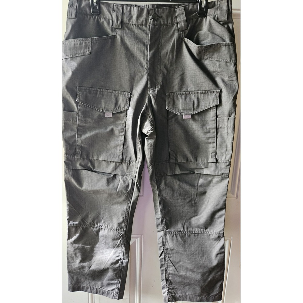 Free Soldier Tactical Cargo Pants Mens 36x30 Gray Ripstop Outdoor Hiking Work...